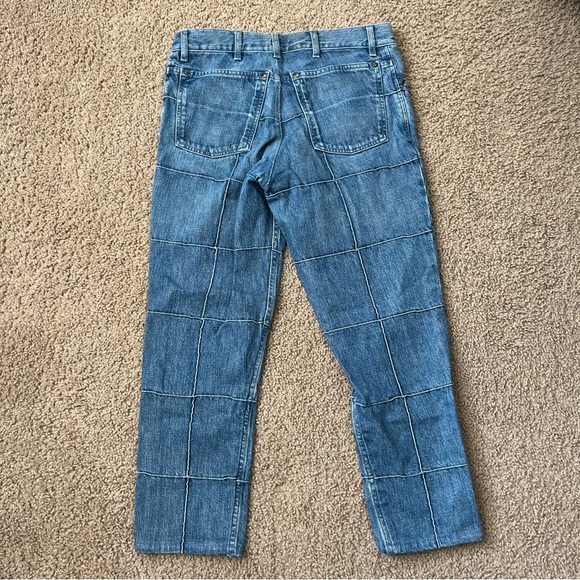 Vintage YSL Yves Saint Laurent Patchwork Jeans - Picture 2 of 13